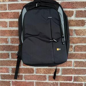 Case Logic Black and Gray Laptop Backpack